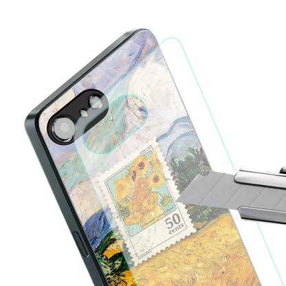 50 Cents stylish phone case for iphone 16e | glossy glass and slim fit