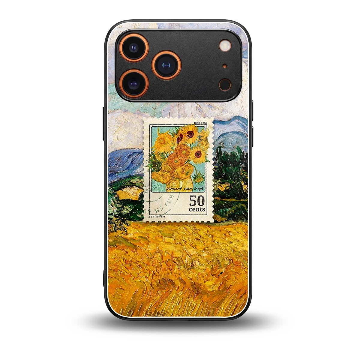 50 Cents back phone cover | glass case for iphone 17 pro