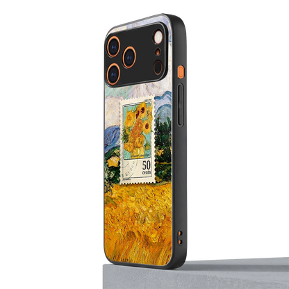 50 Cents iphone 17 pro max mobile cover | shockproof glass phone case