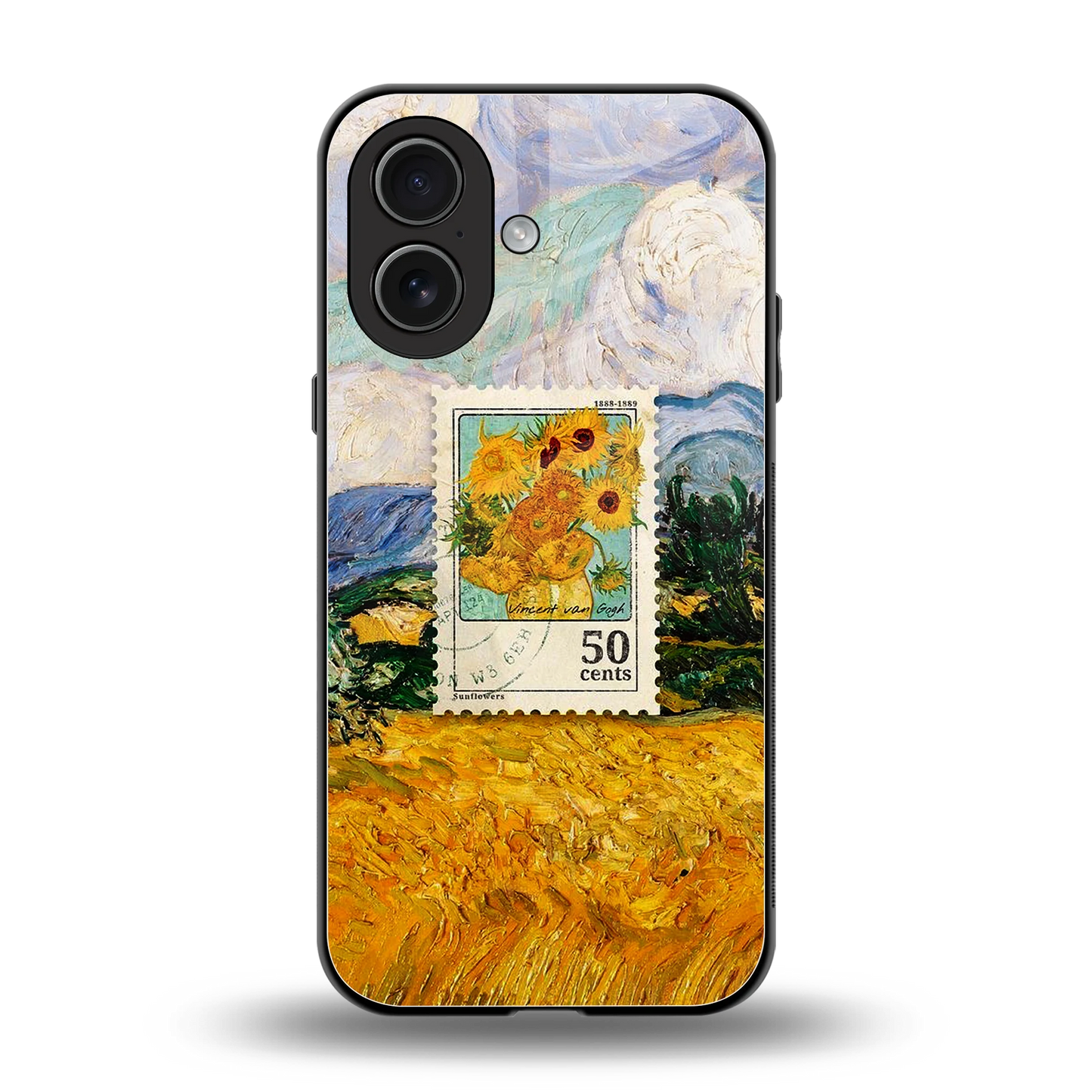 50 Cents back phone cover | glass case for iphone 17