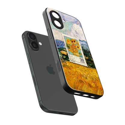 50 Cents sleek iphone 17 cover with tempered glass back and TPU edges