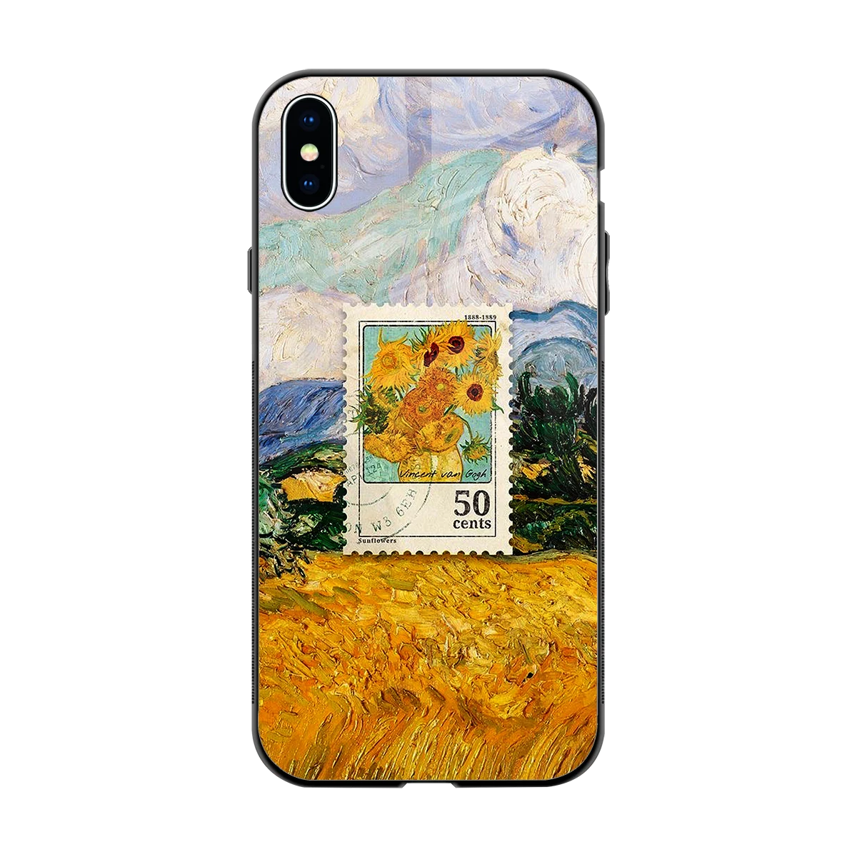 50 Cents back phone cover | glass case for iphone xs max
