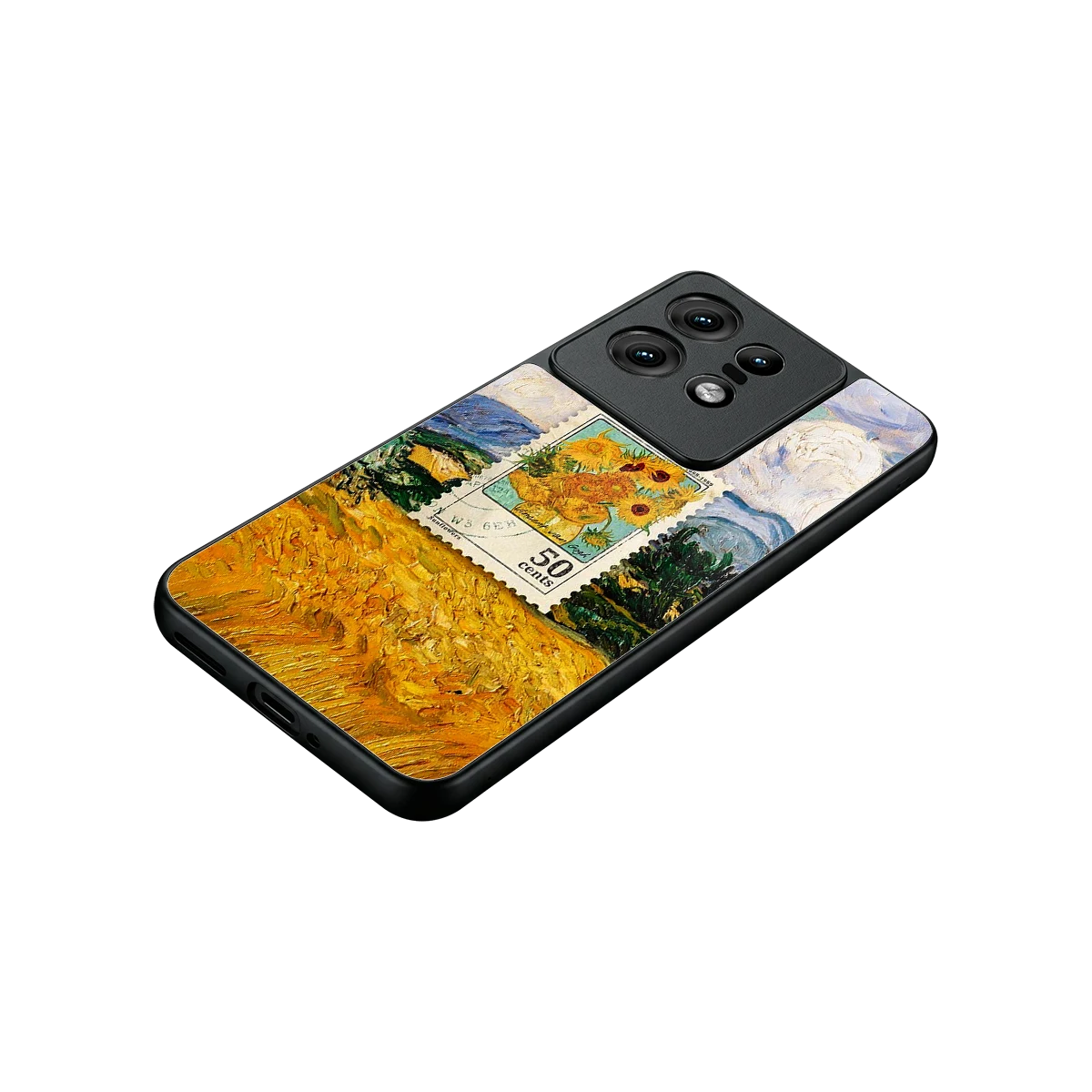 50 Cents stylish phone case for motorola edge 50 pro | glossy glass and slim fit