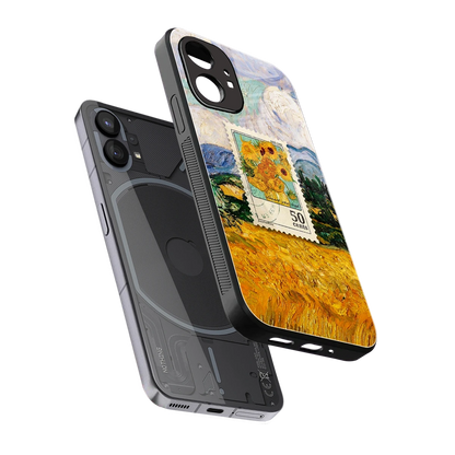 50 Cents sleek nothing phone 1 cover with tempered glass back and TPU edges