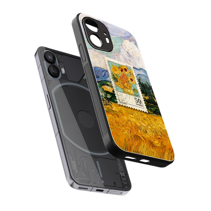 50 Cents sleek nothing phone 2 cover with tempered glass back and TPU edges