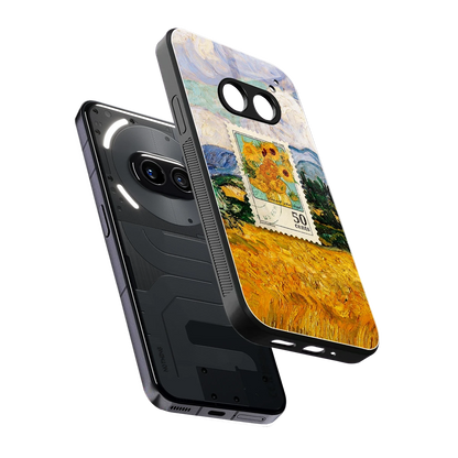 50 Cents sleek nothing phone 2a cover with tempered glass back and TPU edges