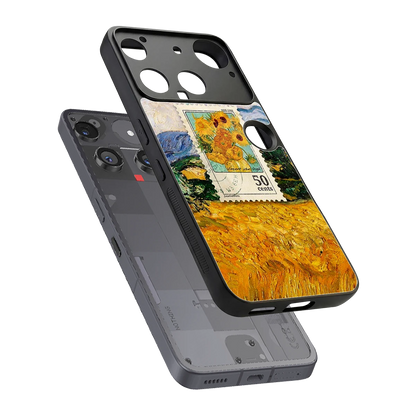 50 Cents sleek nothing phone 3 cover with tempered glass back and TPU edges