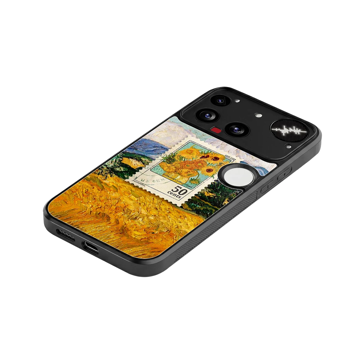 50 Cents stylish phone case for nothing phone 3 | glossy glass and slim fit