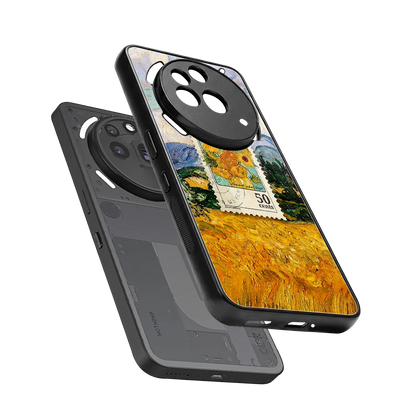 50 Cents sleek nothing phone 3a pro cover with tempered glass back and TPU edges
