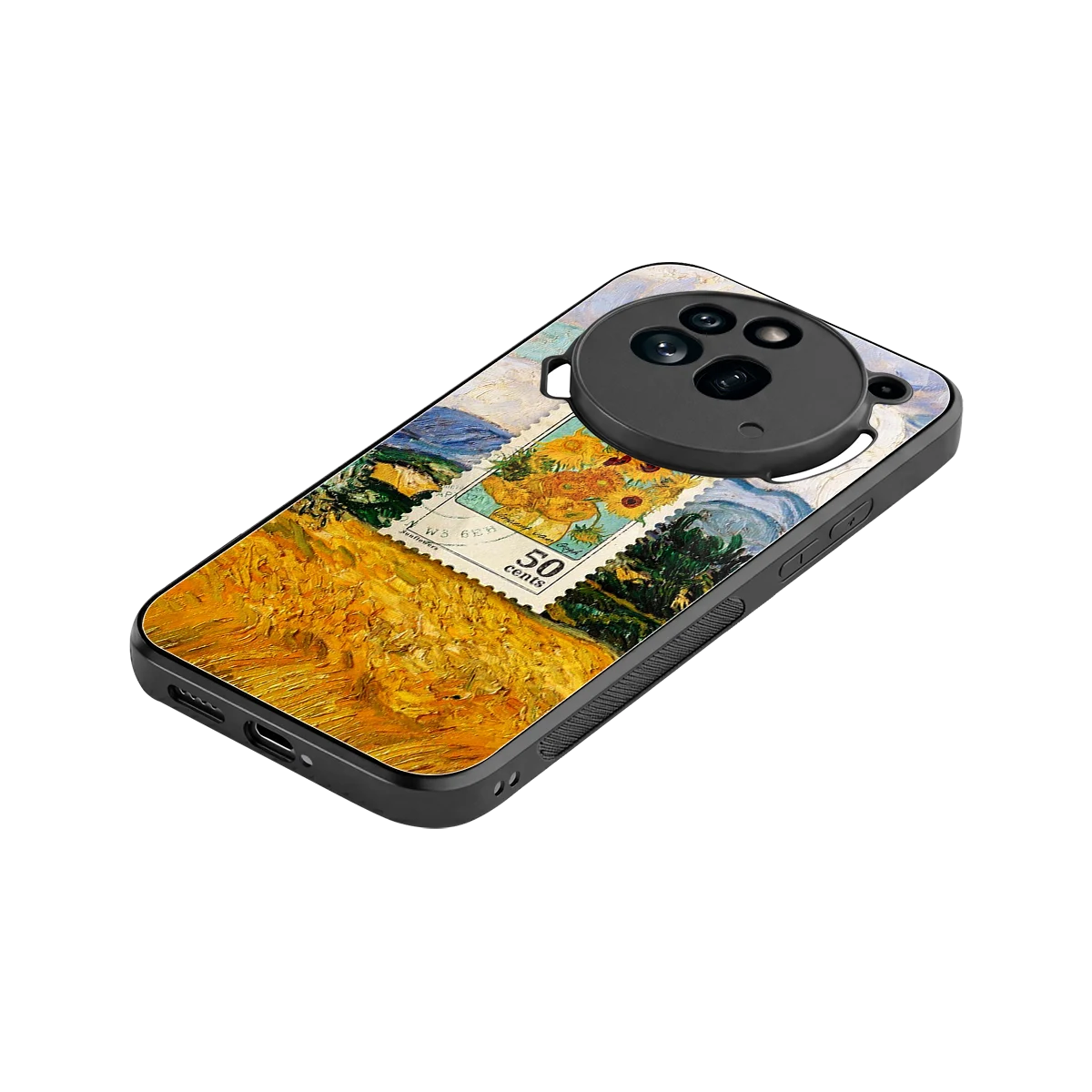 50 Cents stylish phone case for nothing phone 3a pro | glossy glass and slim fit