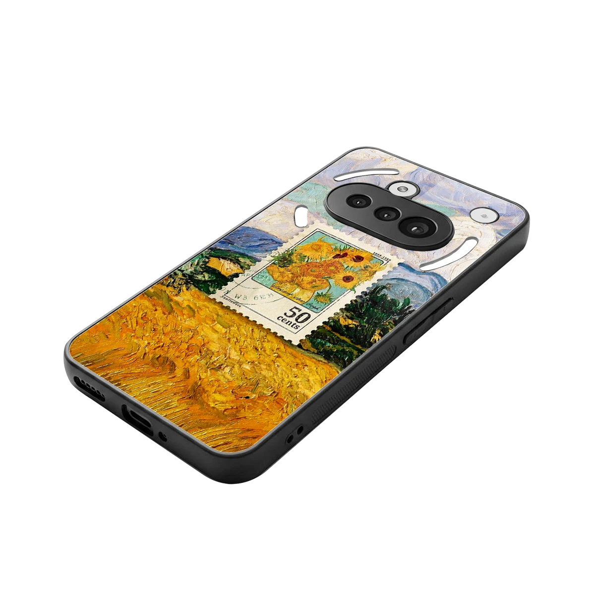 50 Cents stylish phone case for nothing phone 3a | glossy glass and slim fit