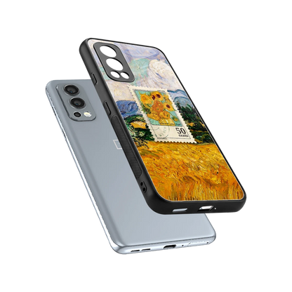 50 Cents sleek oneplus nord 2 cover with tempered glass back and TPU edges
