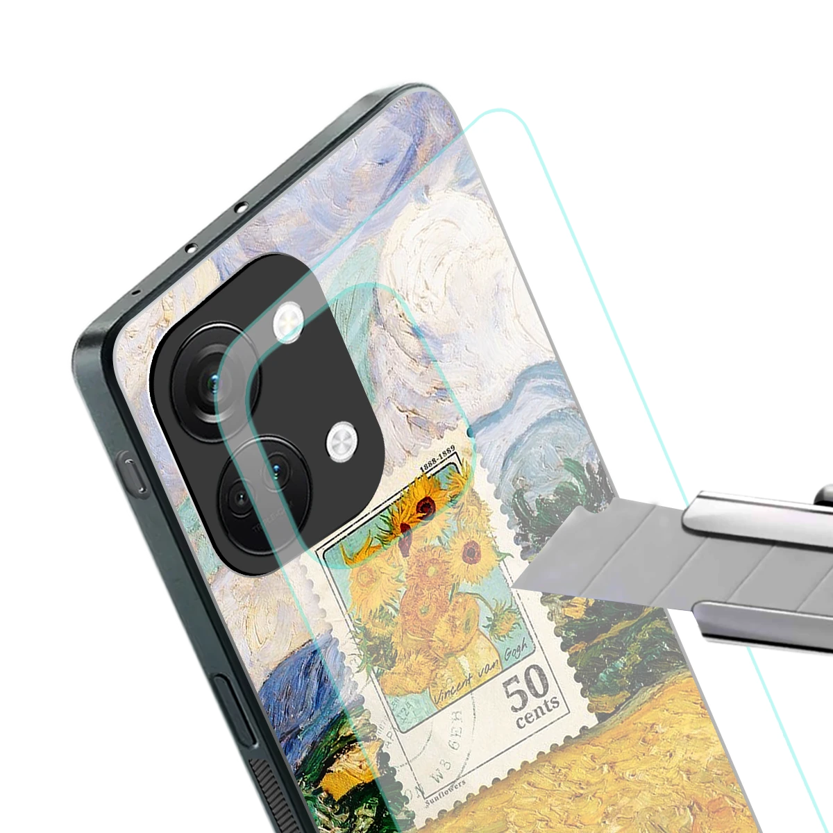 50 Cents stylish phone case for oneplus nord 3 | glossy glass and slim fit