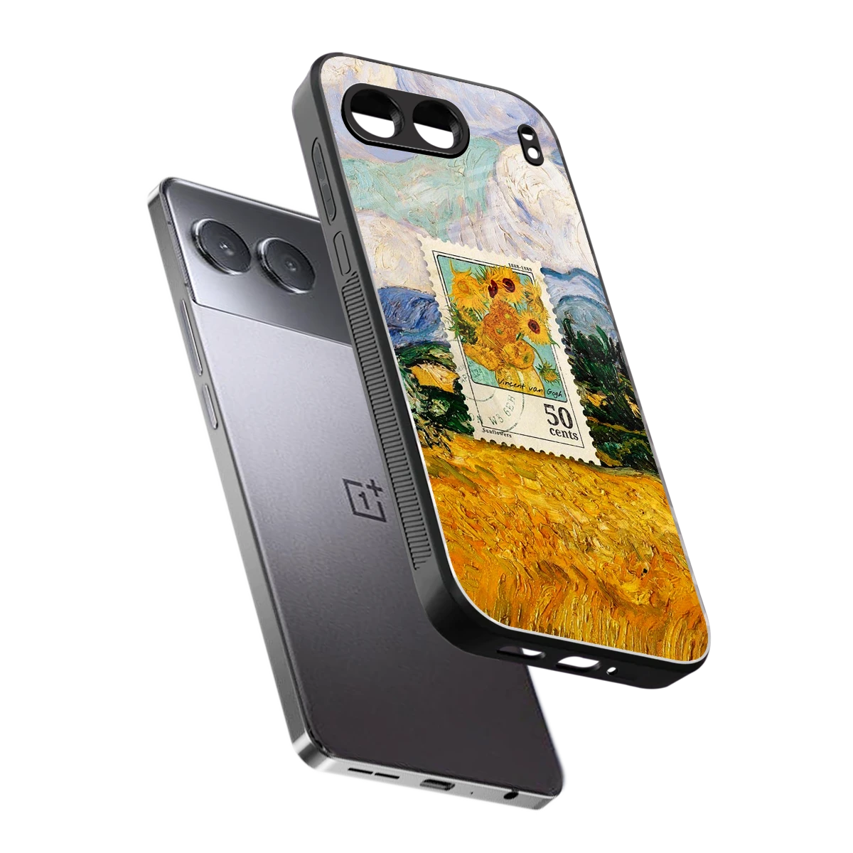 50 Cents sleek oneplus nord 4 cover with tempered glass back and TPU edges