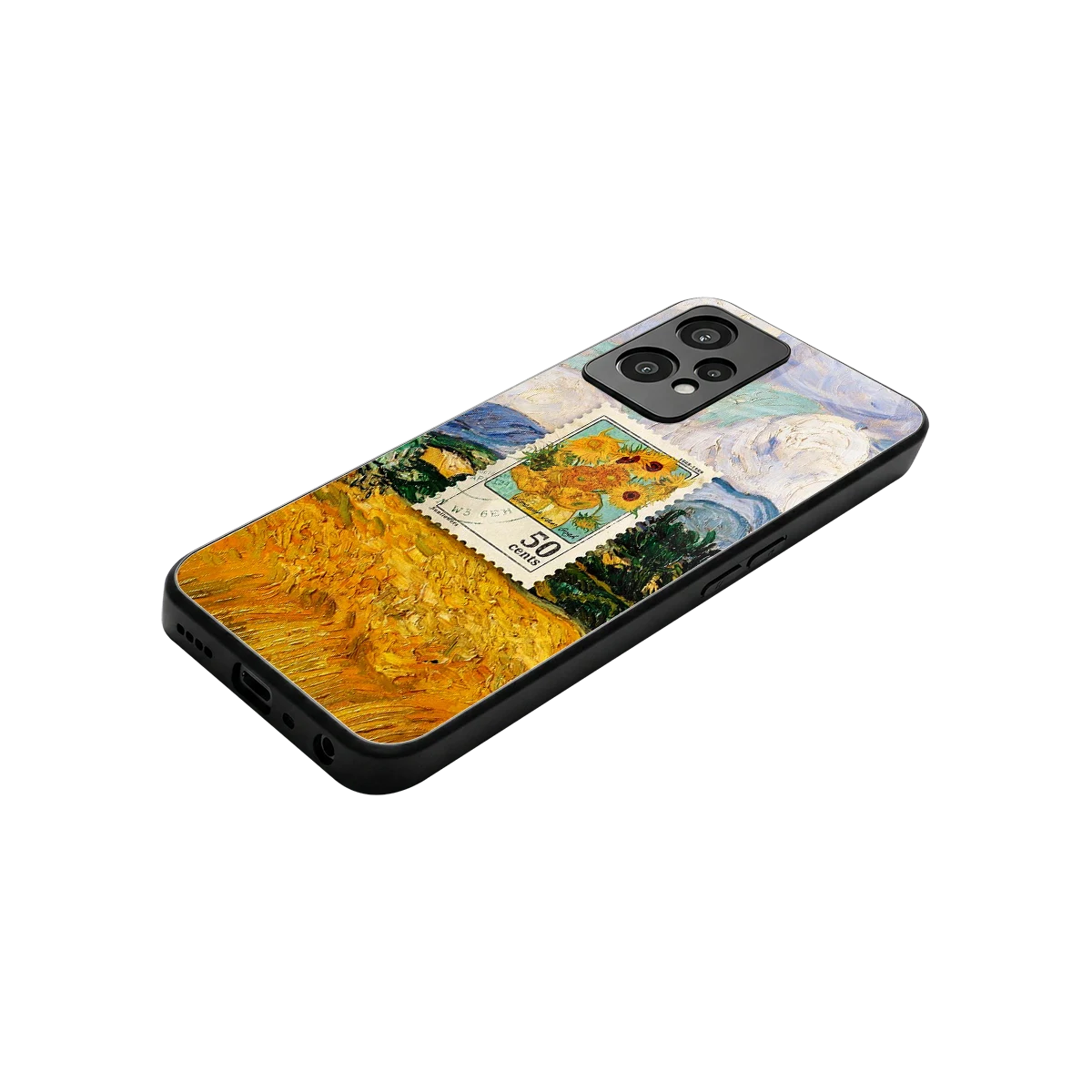 50 Cents stylish phone case for oneplus nord ce 2 lite | glossy glass and slim fit