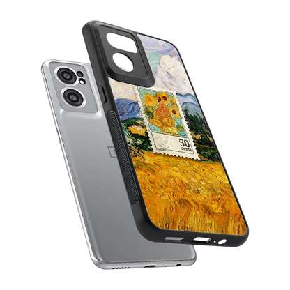 50 Cents sleek oneplus nord ce 2 cover with tempered glass back and TPU edges