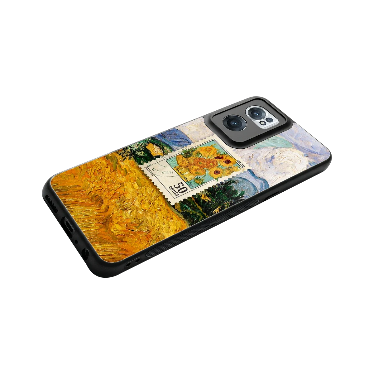 50 Cents stylish phone case for oneplus nord ce 2 | glossy glass and slim fit