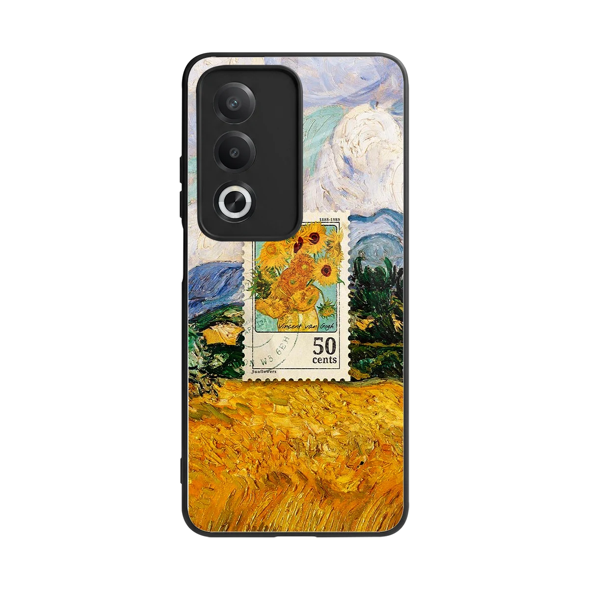 50 Cents back phone cover | glass case for oppo a3 pro