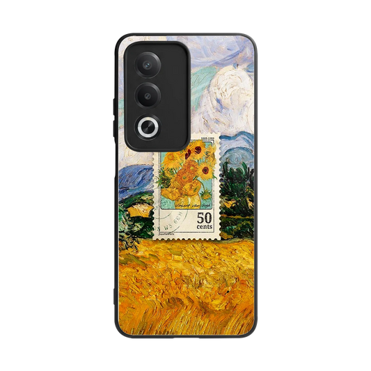 50 Cents back phone cover | glass case for oppo a3 pro