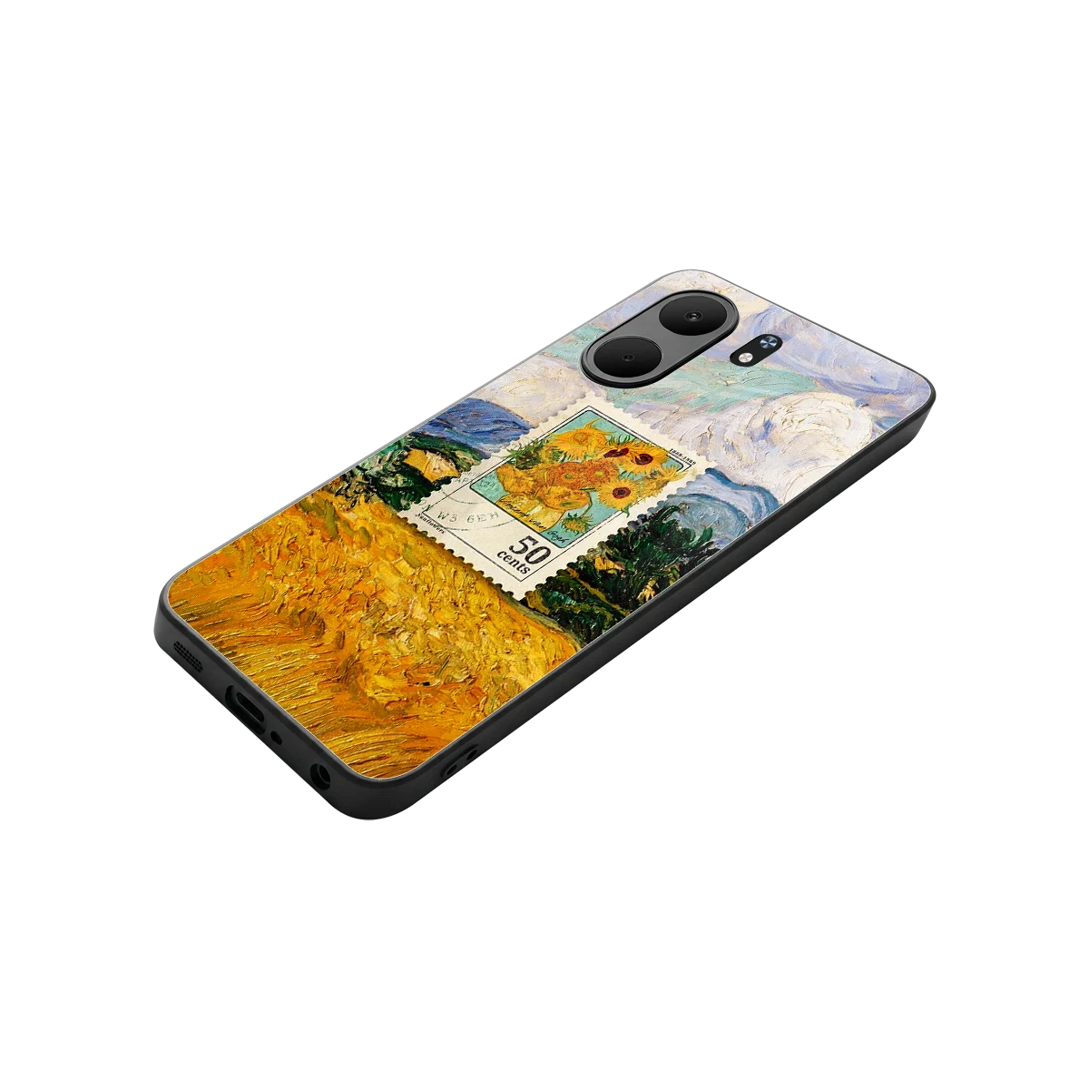 50 Cents stylish phone case for oppo a5x 5g | glossy glass and slim fit