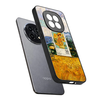 50 Cents sleek oppo f29 pro 5g cover with tempered glass back and TPU edges