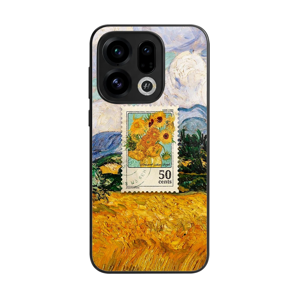 50 Cents back phone cover | glass case for oppo find x9
