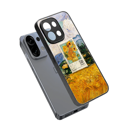 50 Cents sleek oppo k13 5g cover with tempered glass back and TPU edges