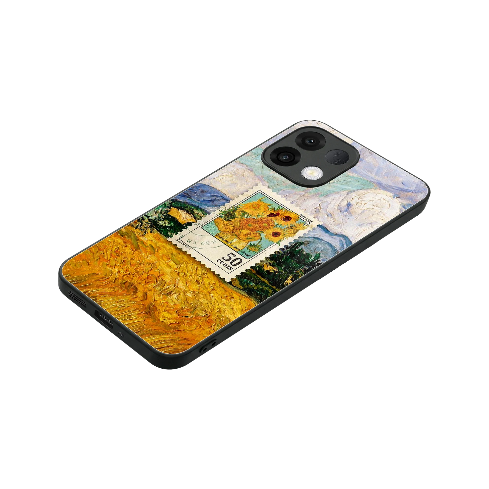 50 Cents stylish phone case for oppo k13 5g | glossy glass and slim fit