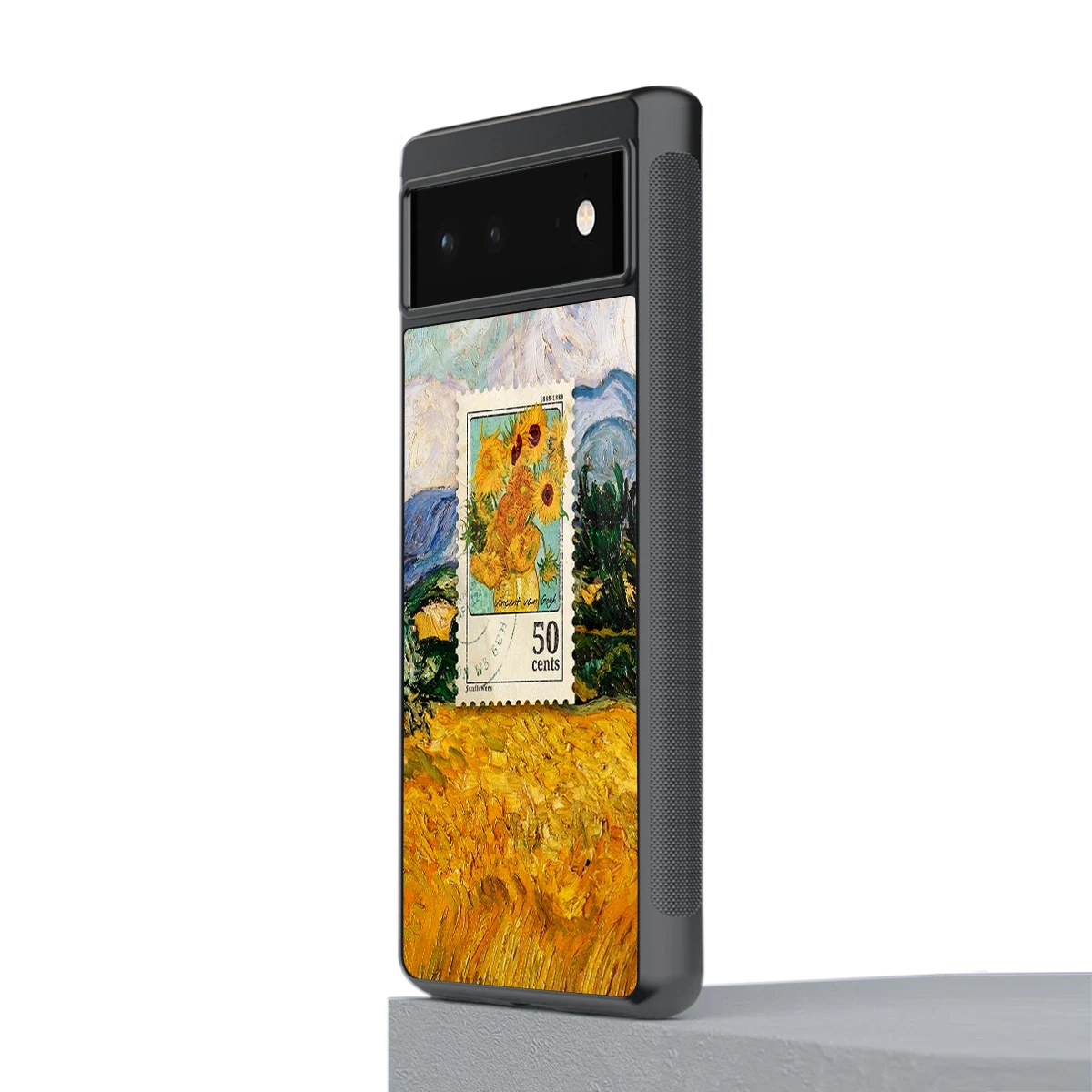 50 Cents stylish phone case for google pixel 6 | glossy glass and slim fit