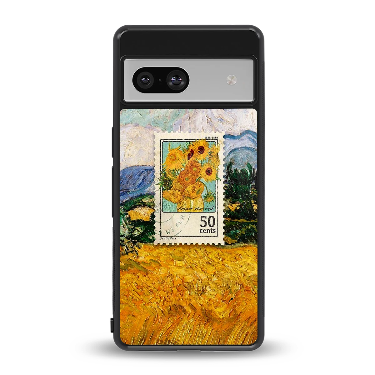 50 Cents back phone cover | glass case for google pixel 7a