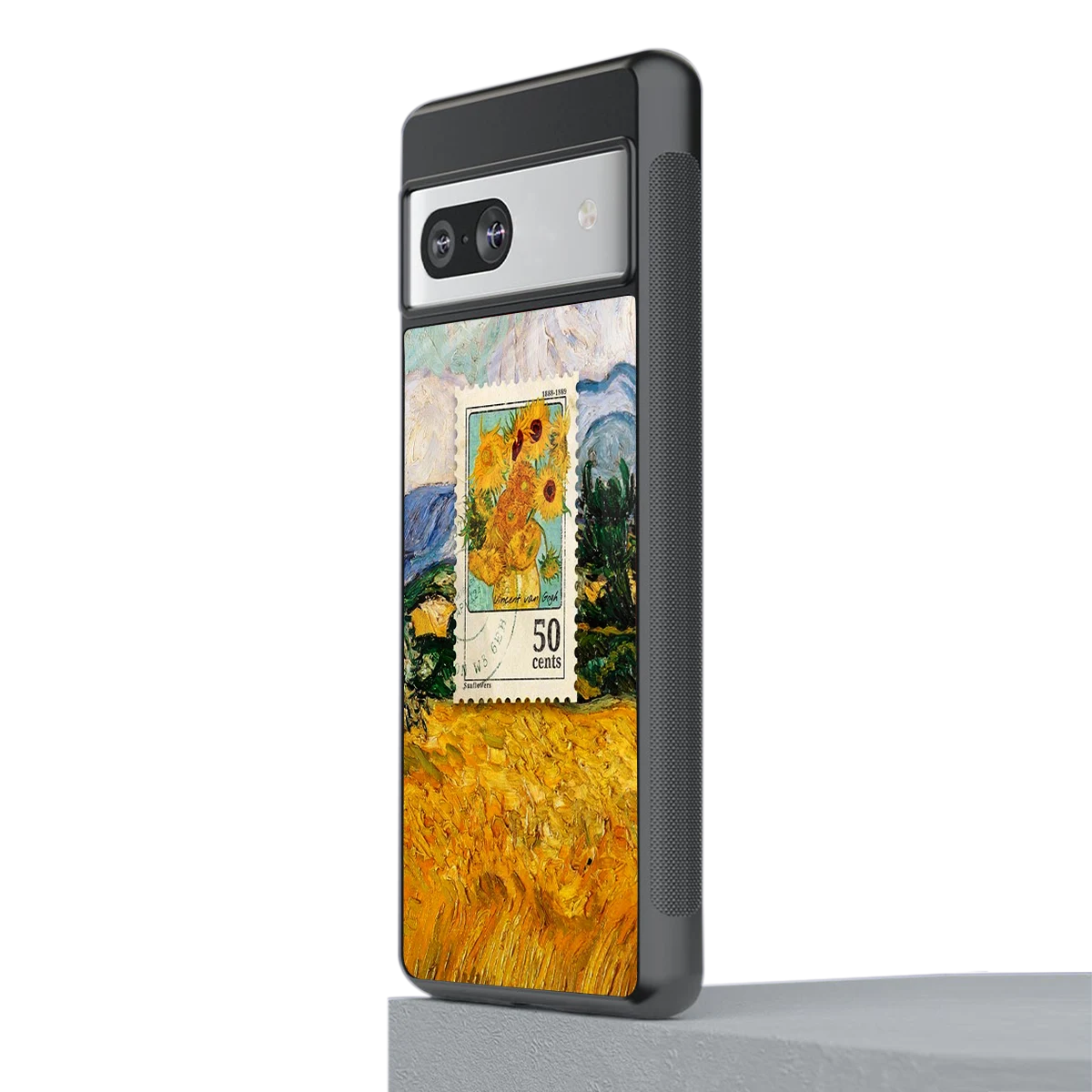 50 Cents stylish phone case for google pixel 7a | glossy glass and slim fit