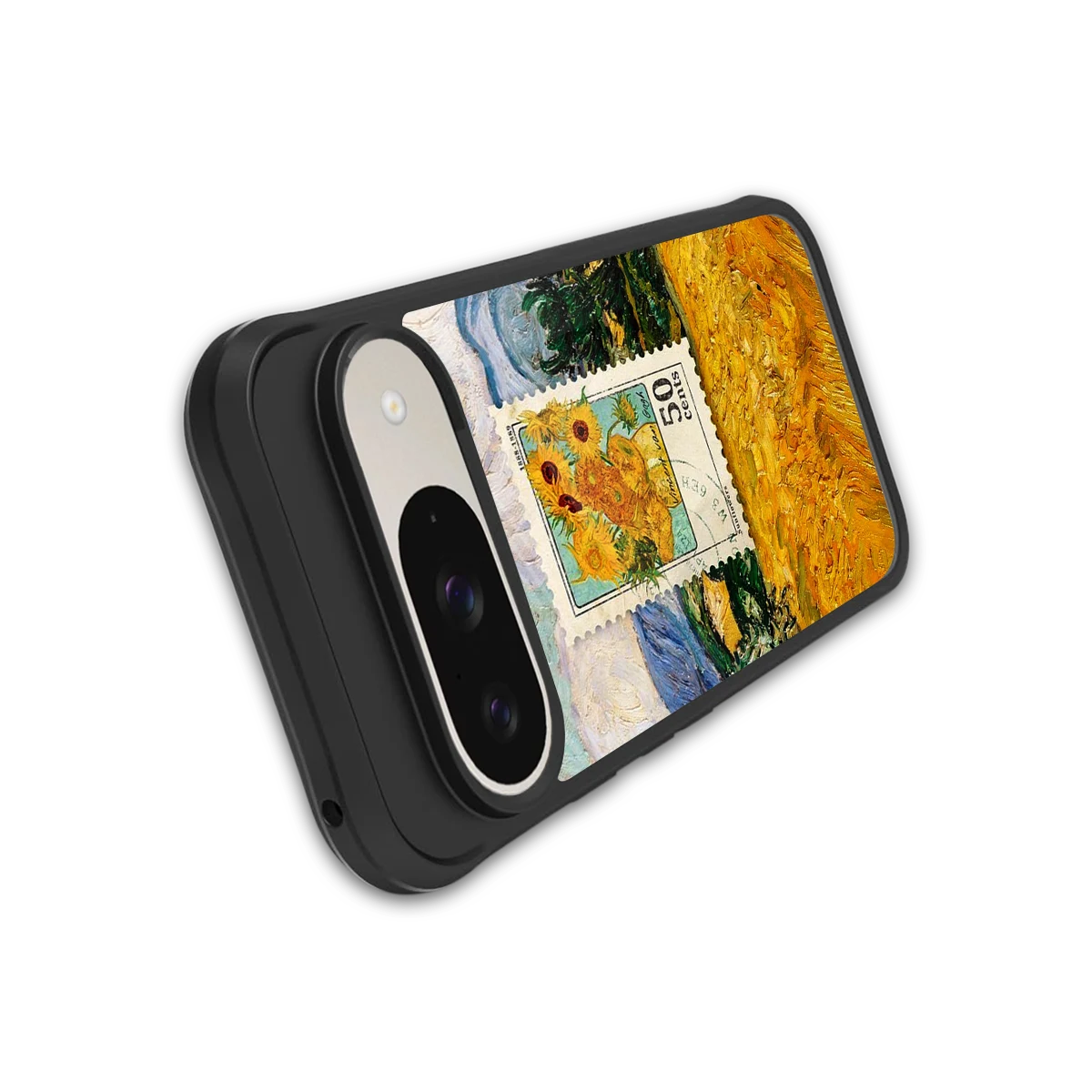 50 Cents stylish phone case for google pixel 9 | glossy glass and slim fit