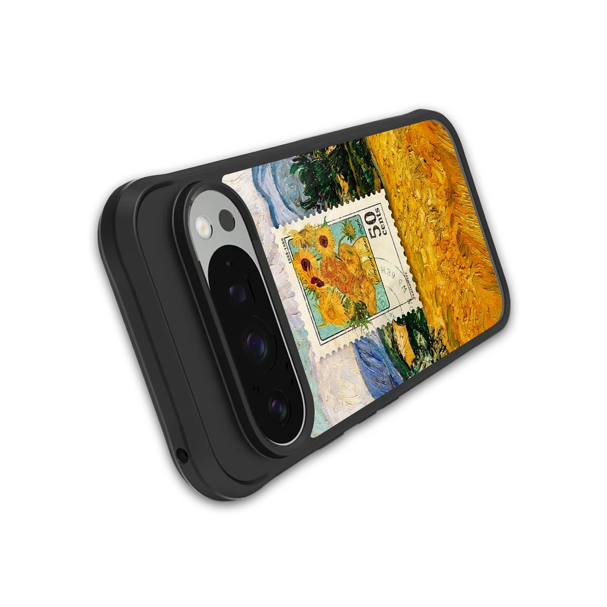 50 Cents stylish phone case for google pixel 9 pro | glossy glass and slim fit