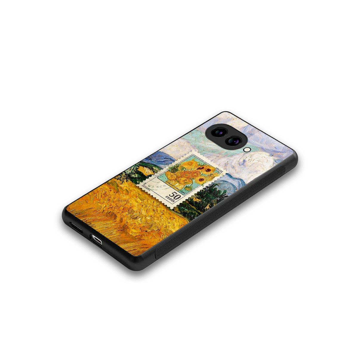 50 Cents stylish phone case for google pixel 10a | glossy glass and slim fit