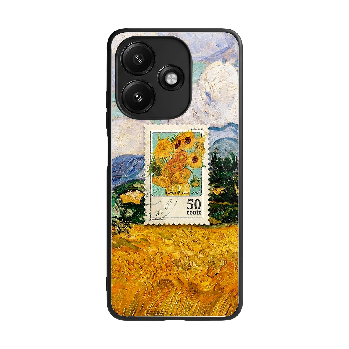 50 Cents back phone cover | glass case for redmi 12 5g
