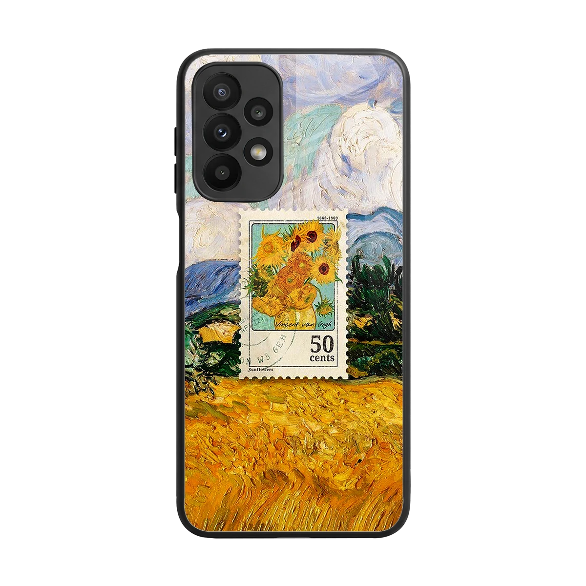 50 Cents back phone cover | glass case for samsung galaxy a23
