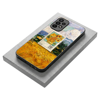 50 Cents stylish phone case for samsung galaxy a23 | glossy glass and slim fit