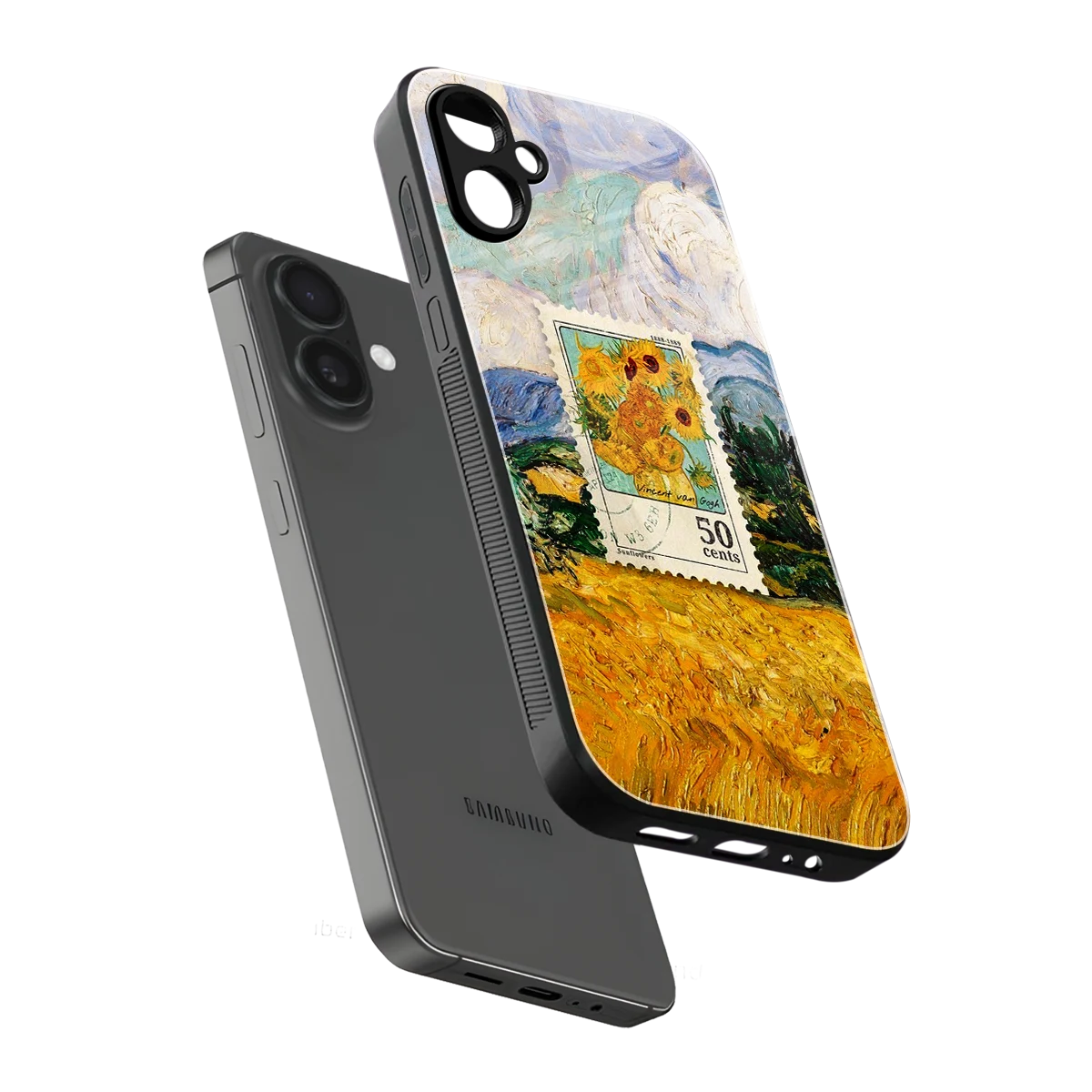 50 Cents sleek samsung galaxy a06 5g cover with tempered glass back and TPU edges