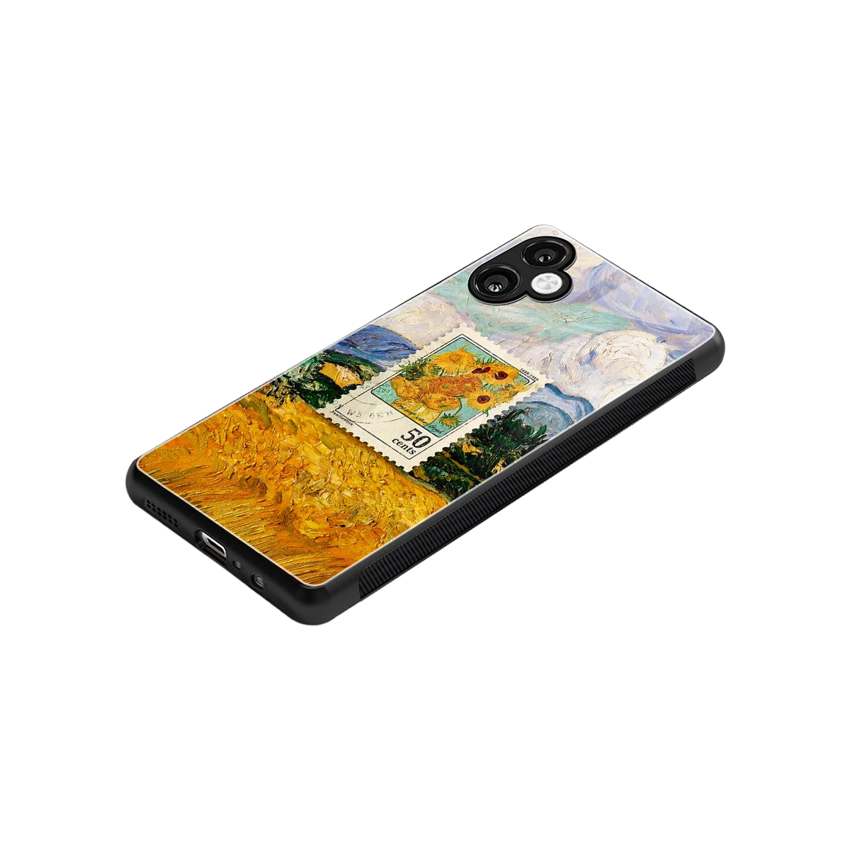 50 Cents stylish phone case for samsung galaxy a06 5g | glossy glass and slim fit