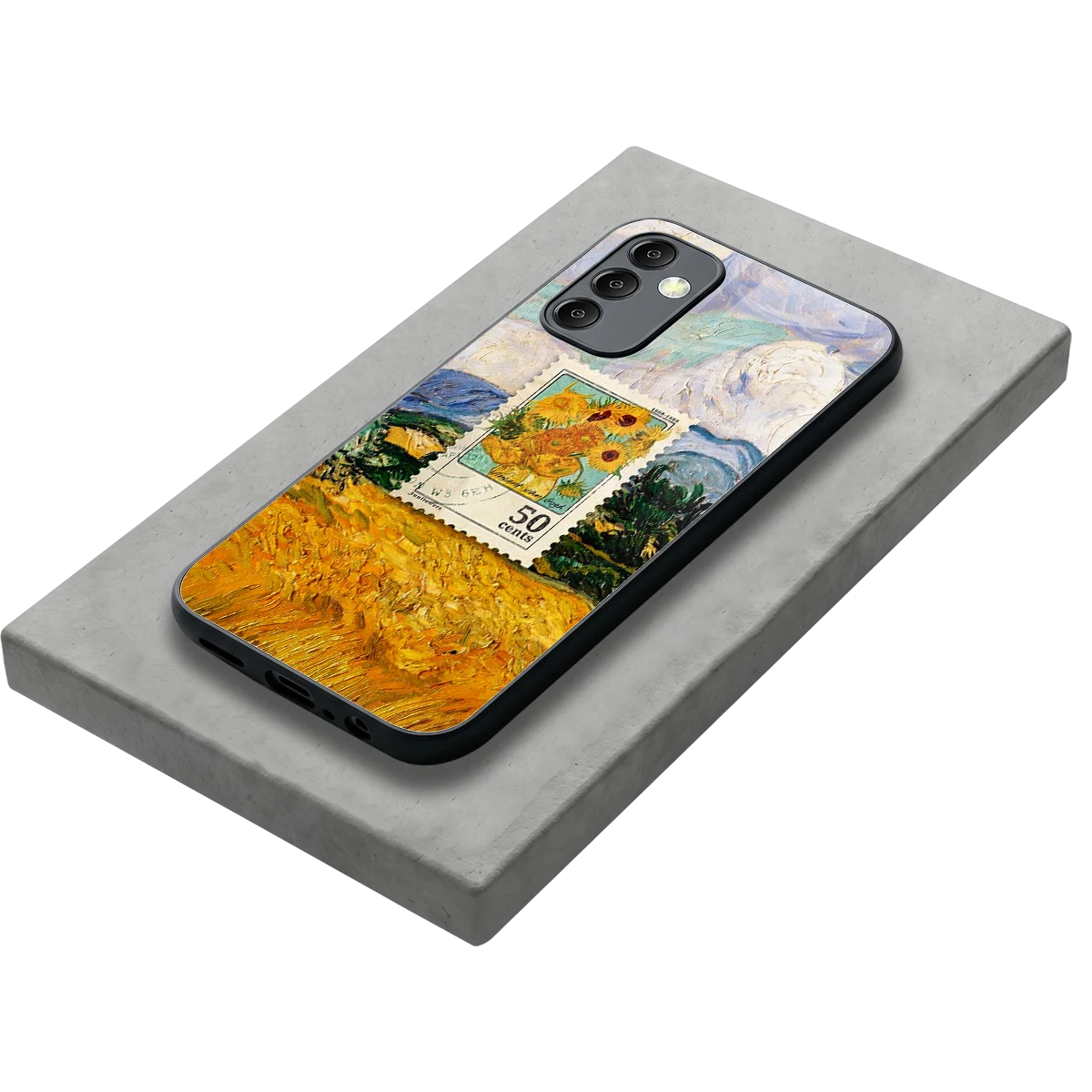 50 Cents stylish phone case for samsung galaxy m14 5g | glossy glass and slim fit
