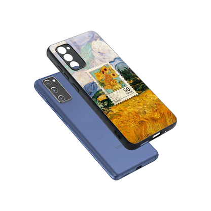 50 Cents sleek samsung galaxy s20 fe cover with tempered glass back and TPU edges