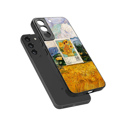 50 Cents sleek samsung galaxy s22 cover with tempered glass back and TPU edges