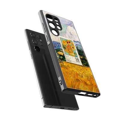 50 Cents sleek samsung galaxy s23 ultra cover with tempered glass back and TPU edges