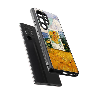 50 Cents sleek samsung galaxy s25 ultra cover with tempered glass back and TPU edges