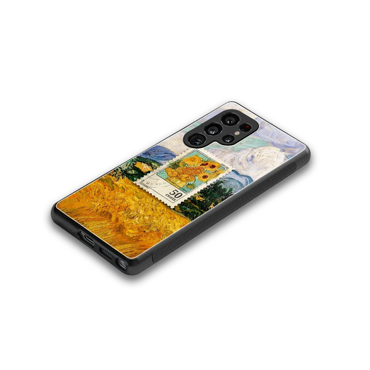 50 Cents stylish phone case for samsung galaxy s25 ultra | glossy glass and slim fit