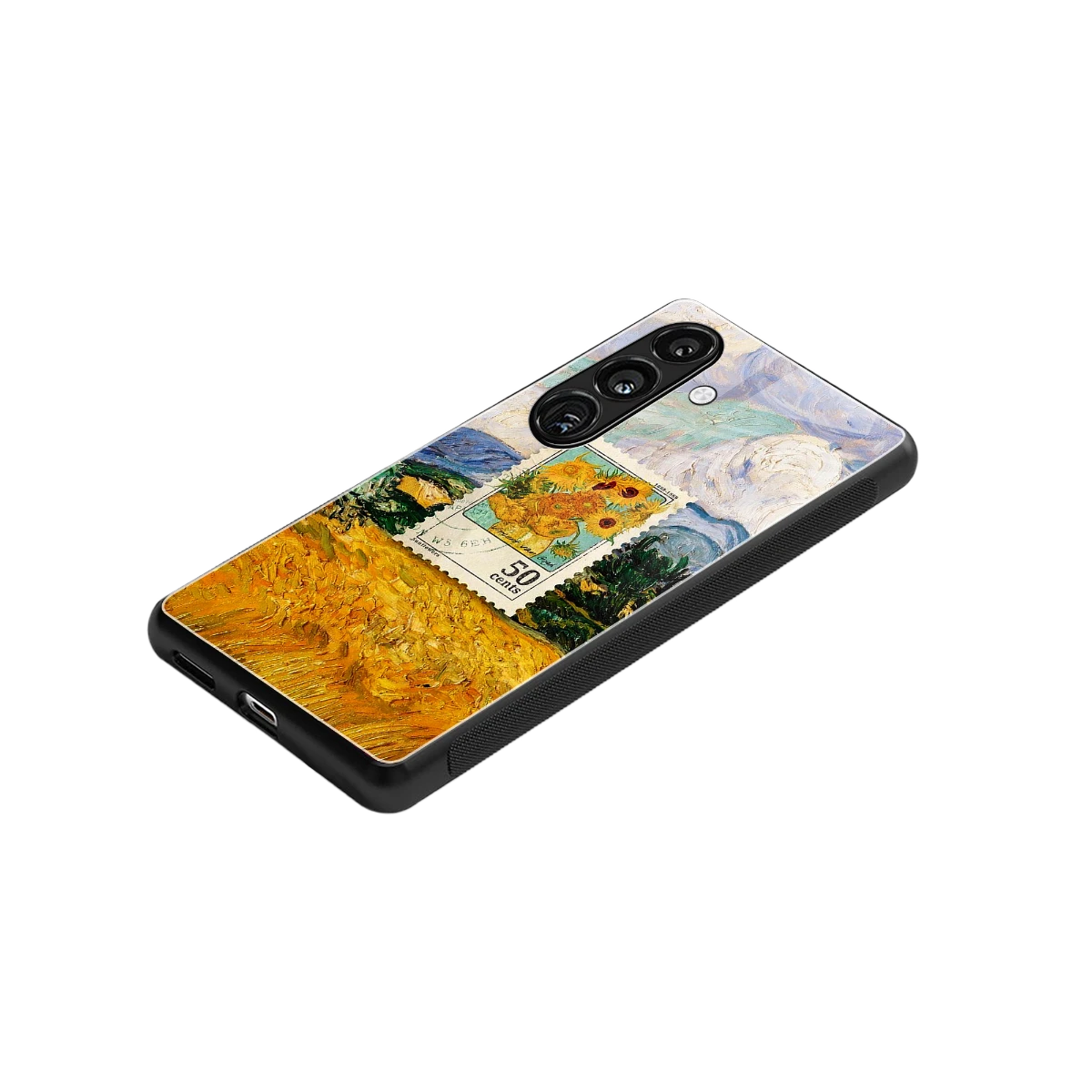 50 Cents stylish phone case for samsung galaxy s24 | glossy glass and slim fit