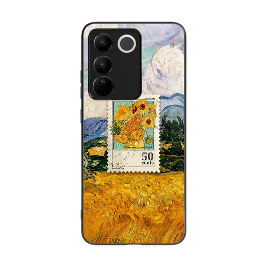 50 Cents back phone cover | glass case for vivo v27 5g