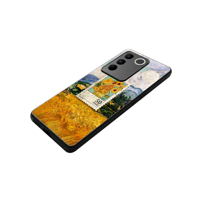 50 Cents stylish phone case for vivo v27 5g | glossy glass and slim fit