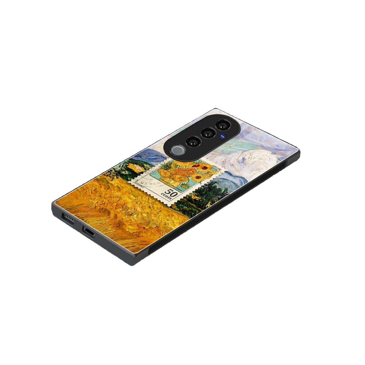 50 Cents stylish phone case for vivo v40 pro | glossy glass and slim fit