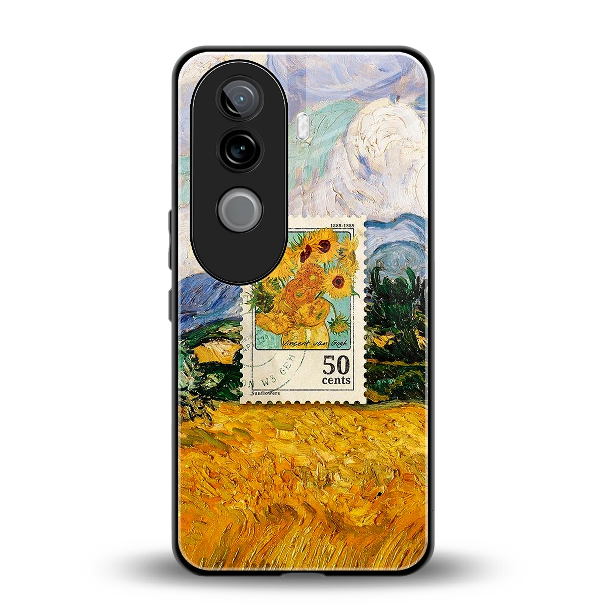 50 Cents back phone cover | glass case for vivo v40e